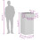 VidaXL vidaXL Gartenschrank Grau 55x55x111 cm Poly Rattan 4