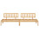 VidaXL vidaXL Garden Pallet Middle Sofas Outdoor Pallet Sofa 2 pcs Solid Wood Acacia 3