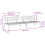 VidaXL vidaXL Garden Pallet Middle Sofas Outdoor Pallet Sofa 2 pcs Solid Wood Acacia 7