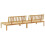 VidaXL vidaXL Garden Pallet Middle Sofas Outdoor Pallet Sofa 2 pcs Solid Wood Acacia 5