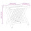 VidaXL vidaXL Magazine Rack File Holder Book Storage Rack CD Mail Organiser Bamboo 9