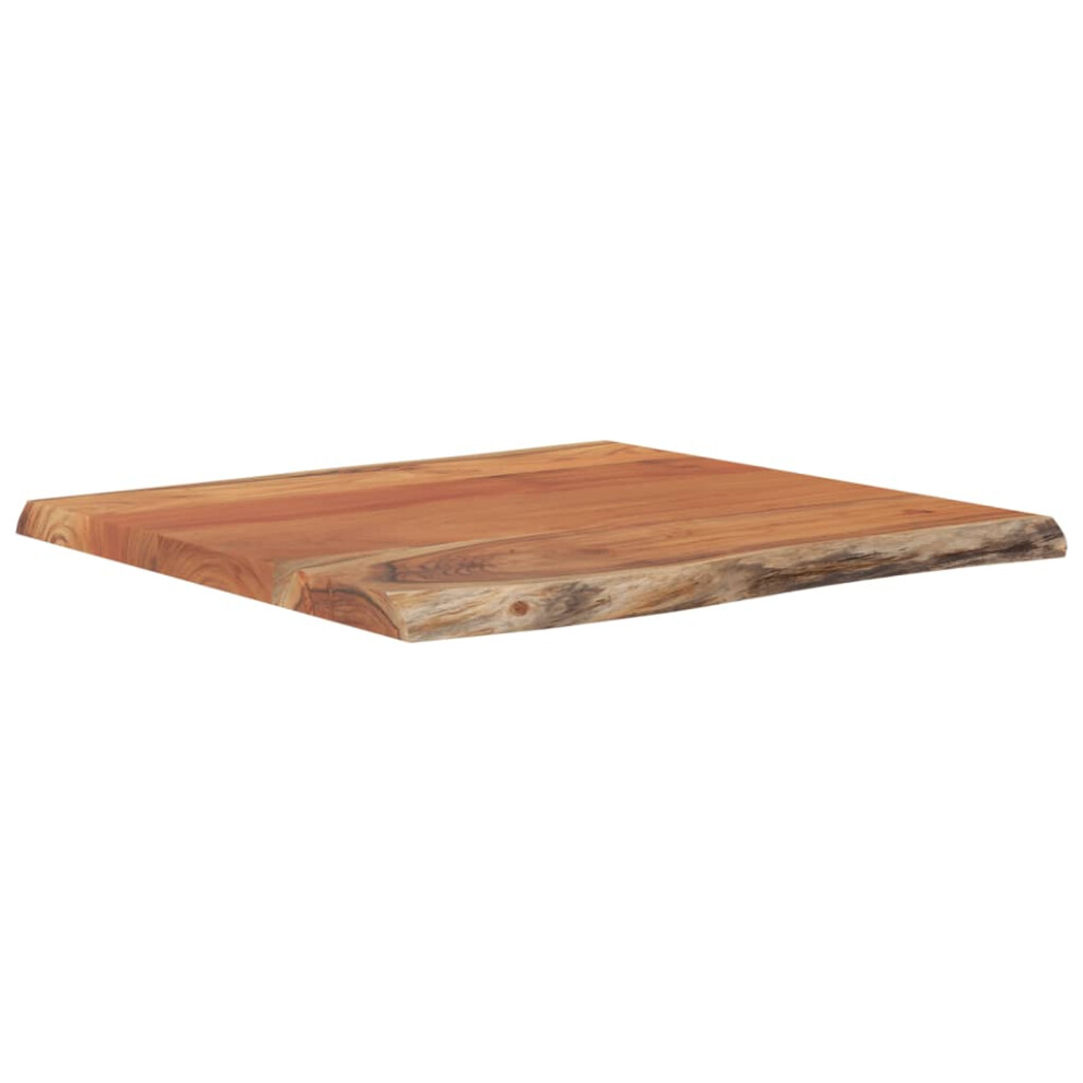 vidaXL Table Top Replacement Table Top SquareÃÂ Solid Wood Acacia Live Edge