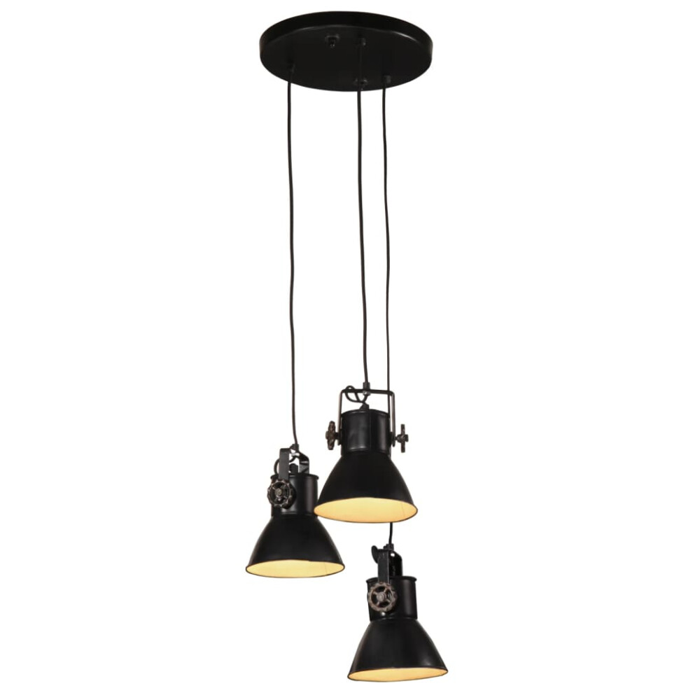 vidaXL Hanging Lamp Ceiling Lamp Chandelier Pendant Lighting 25 W Black E27