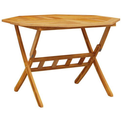 VidaXL vidaXL Folding Garden Table Outdoor Table Patio Dining Table Solid Wood Acacia 1