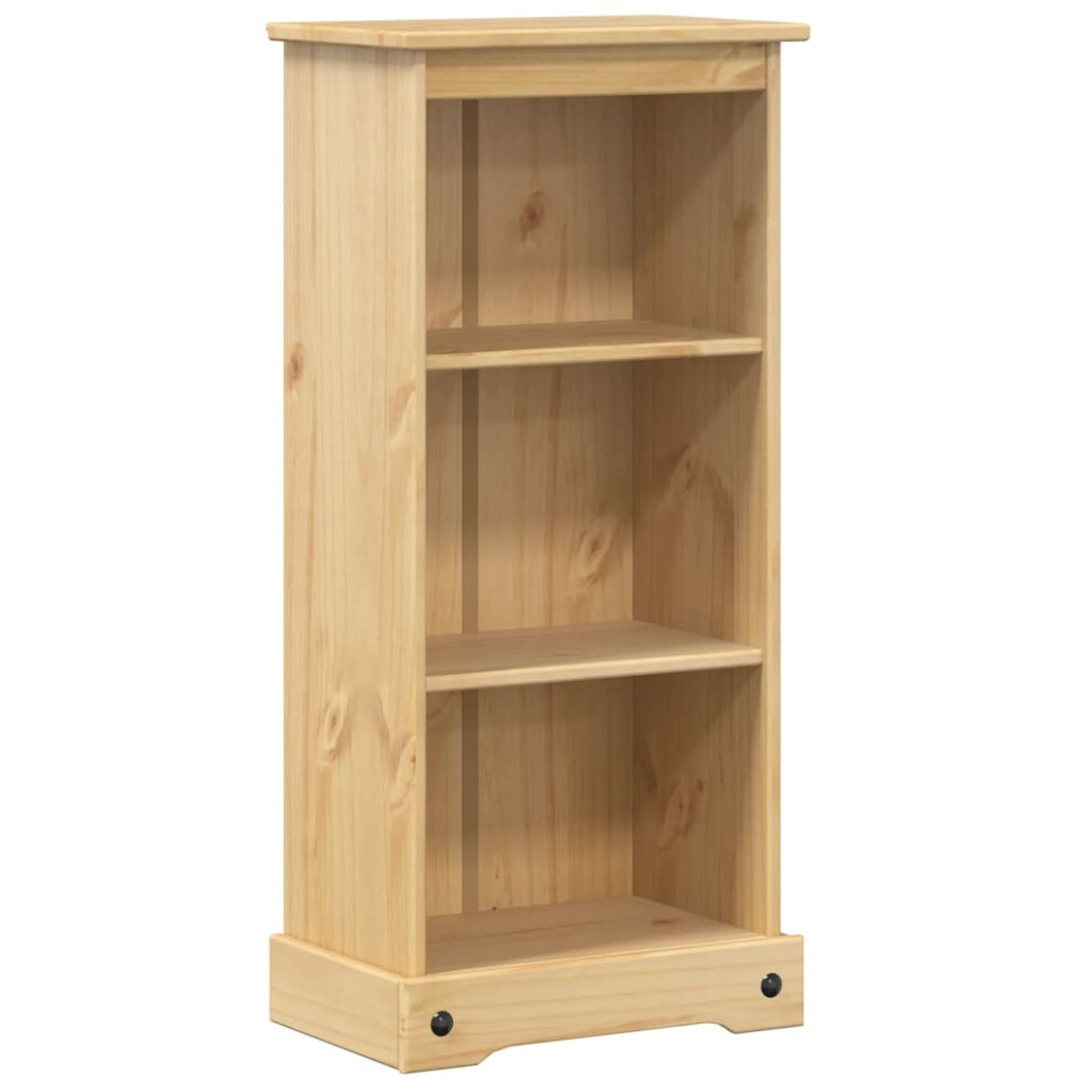 Vidaxl Bookcase Display Bookshelf Storage Cabinet Book Rack Solid Wood Pine