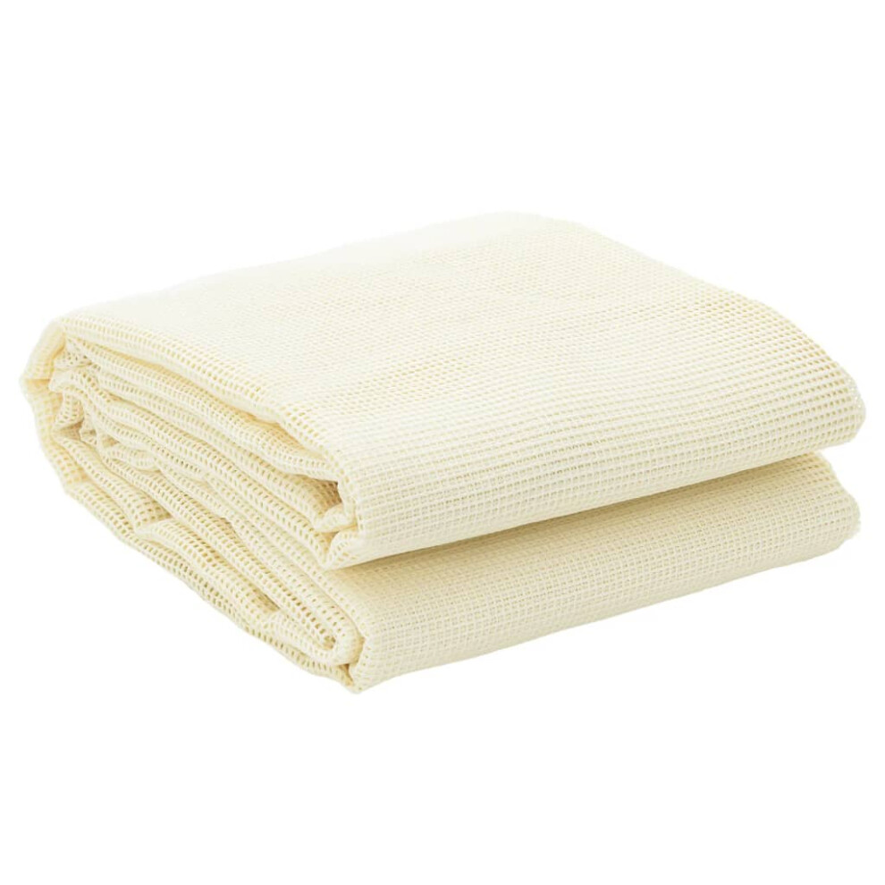 vidaXL Tent Carpet Cream 4x2 m camping ground mat rug underlay camping rug