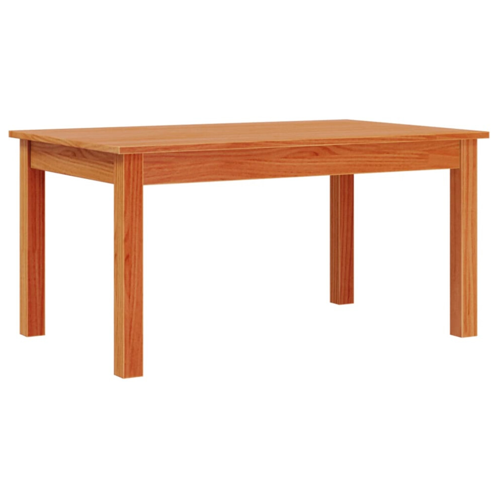 Vidaxl Coffee Table Centre End Table Tea Side Table Wax Brown Solid Wood Pine