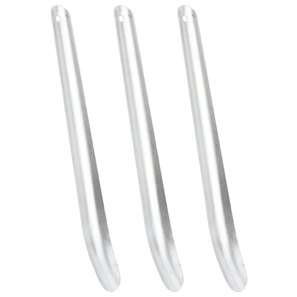 vidaXL Horse Sweat Scrapers Horse Shedder Scrapers 3 pcs Silver Aluminium