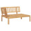 VidaXL vidaXL Garden Pallet Corner Sofas Patio Outdoor Sofa 2 pcs Solid Wood Acacia 3