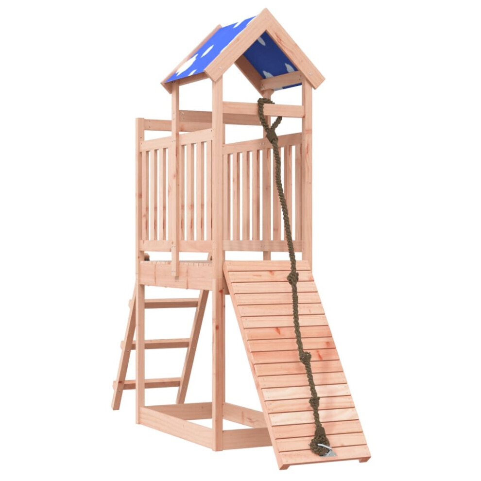 Vidaxl Outdoor Playset Garden Playhouse Kids Playground Solid Wood Douglas