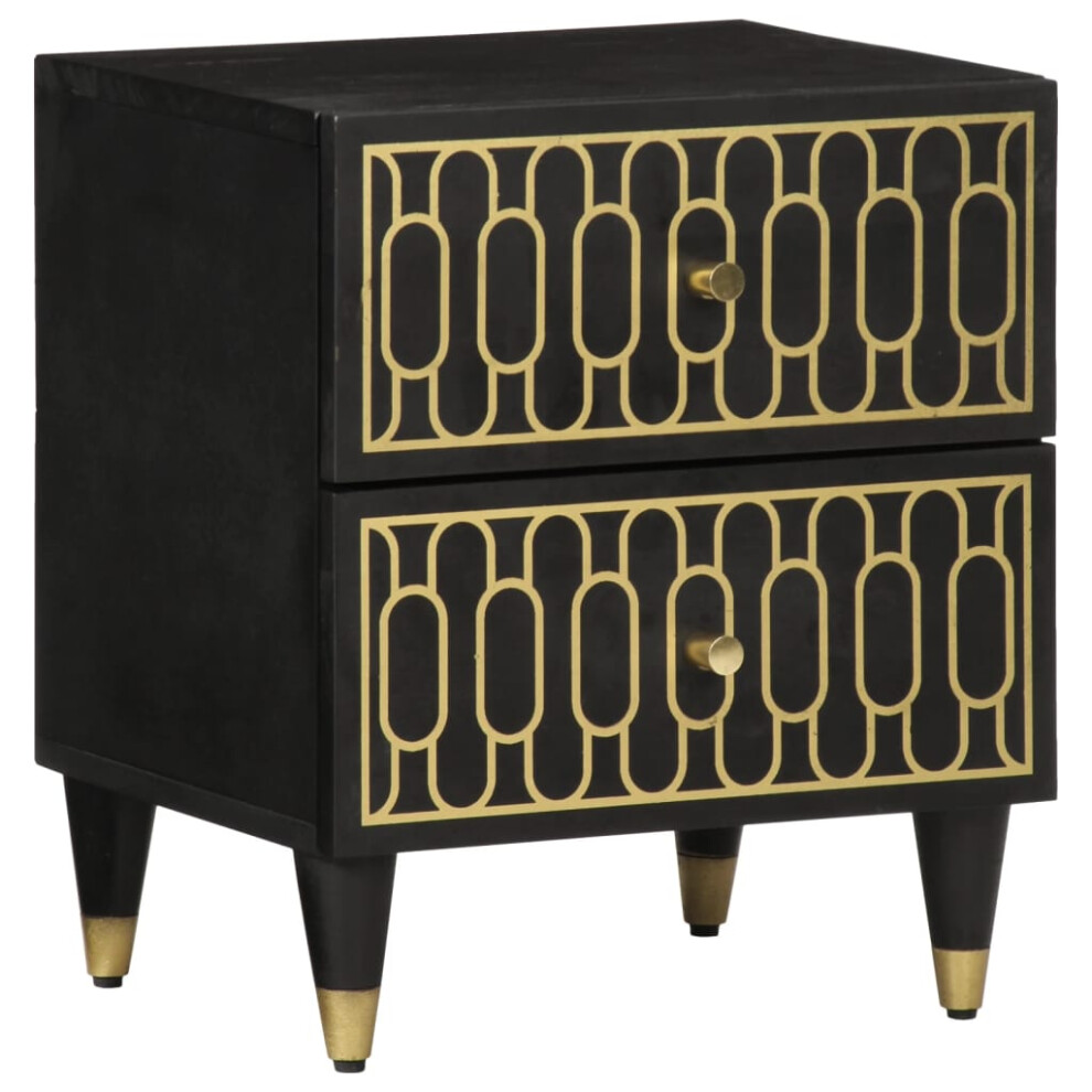 vidaXL Bedside Cabinet Nightstand Bed Side Table Bed Cabinet Solid Wood Mango