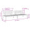 VidaXL vidaXL Garden Pallet Middle Sofas Outdoor Pallet Sofa 2 pcs Solid Wood Acacia 7