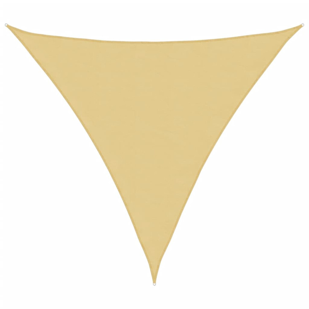 Vidaxl Sun Shade Sail Awning Canopy Cover Sand 2X2x2 M 100% Polyester Oxford