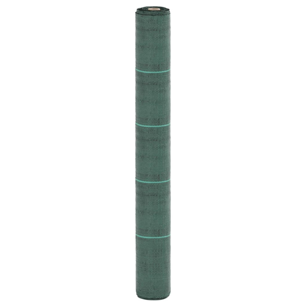 vidaXL Weed Membrane Garden Weed Barrier Fabric Weed Control Green 1x150 m PP