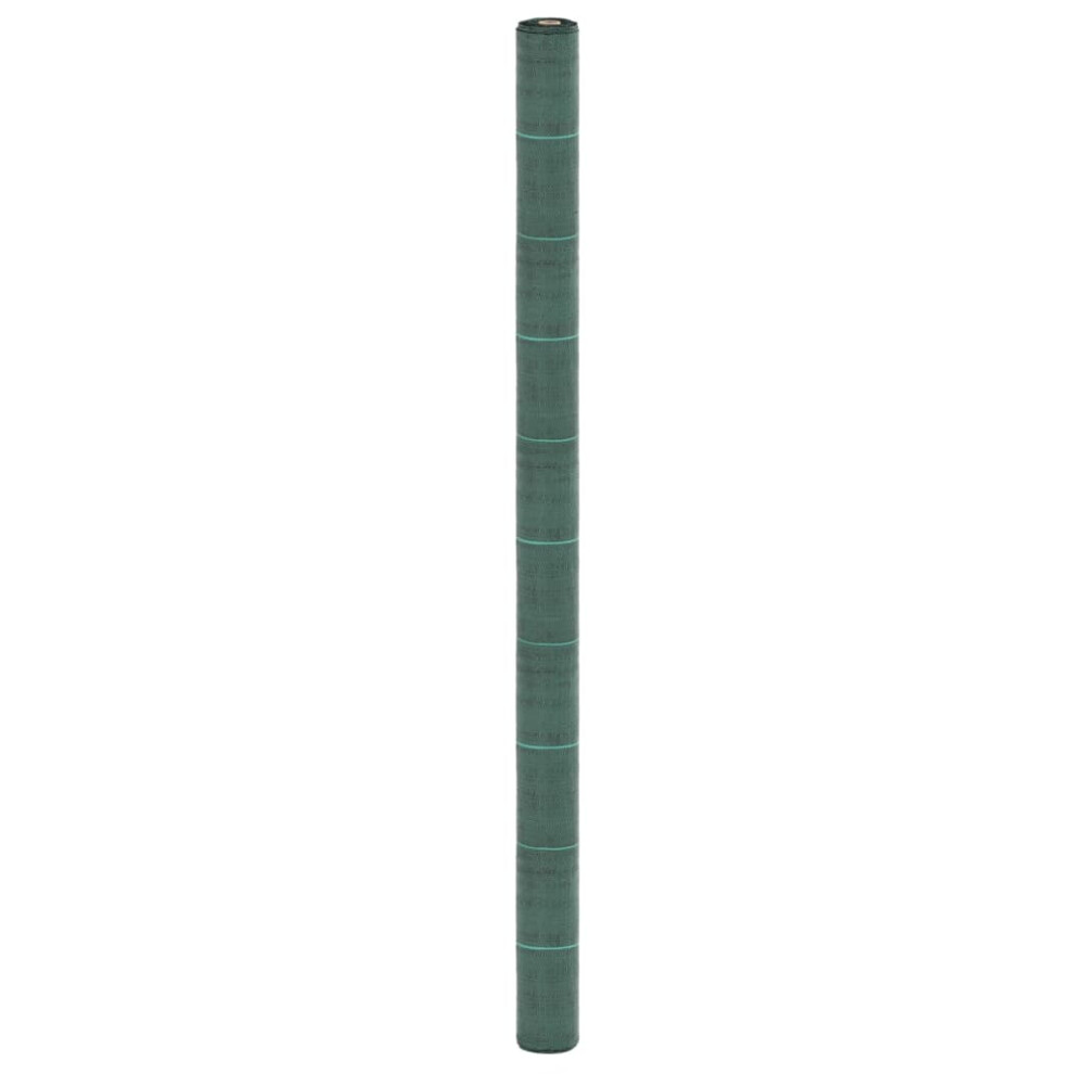 Vidaxl Weed Membrane Garden Weed Barrier Fabric Weed Control Green 2X25 M Pp