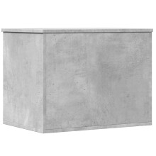 vidaXL Storage Box Blanket Box Storage Chest Box Concrete Grey Engineered Wood