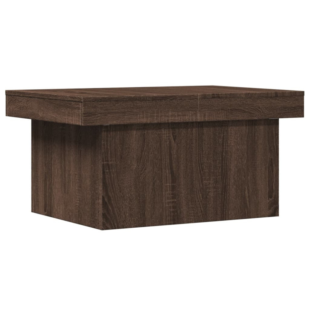 vidaXL Coffee Table Hallway End Table Side Table Brown Oak Engineered Wood