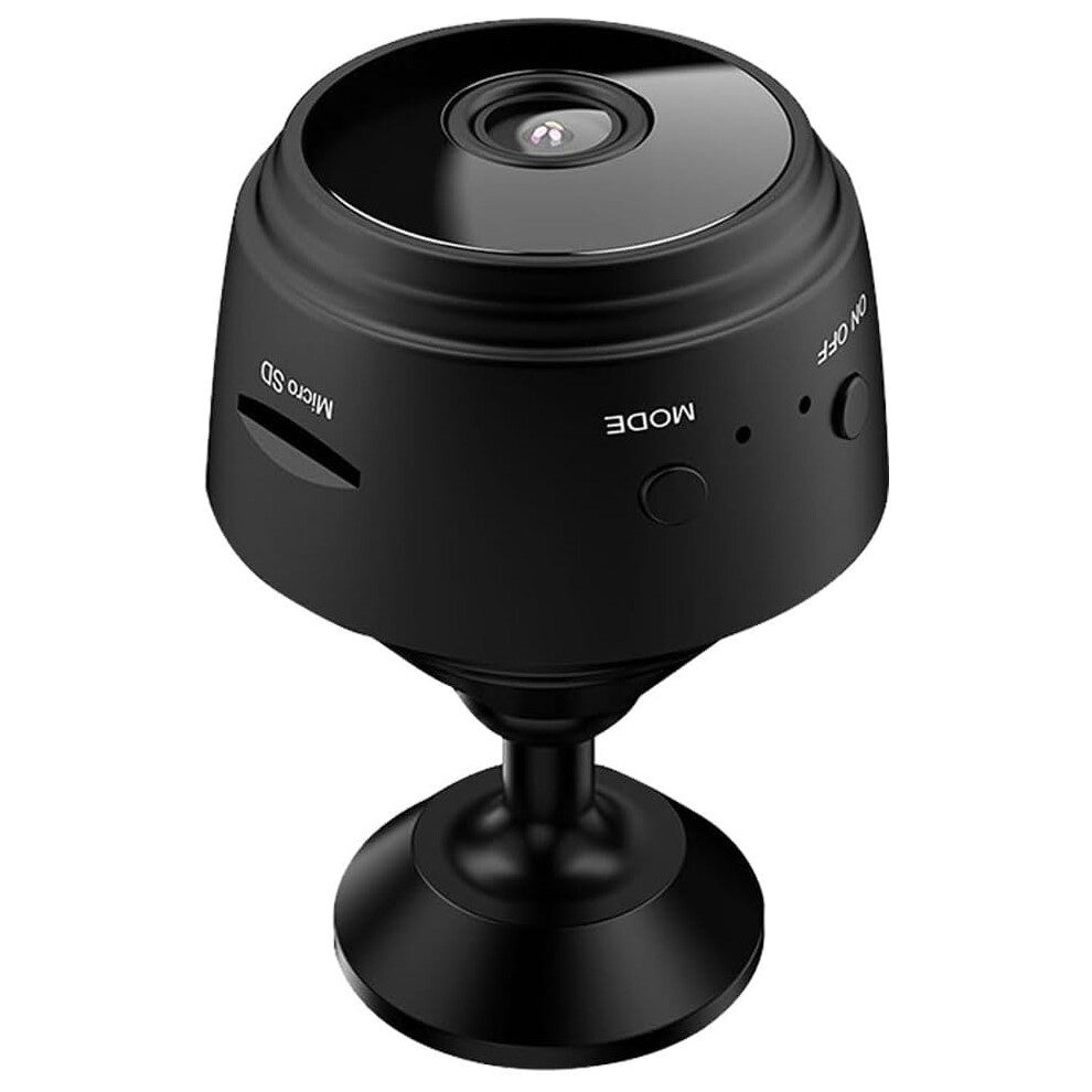 (Black) A9 WiFi Mini Camera HD 1080p Wireless Video Recorder Voice Recorder Security Monitoring Camera Smart Home for Infants and Pets (Color : Black)