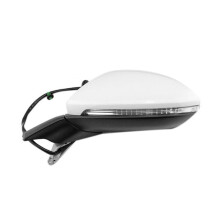 Specchietto retrovisore elettrico pieghevole per auto con luce per Golf 7 MK7 sinistro