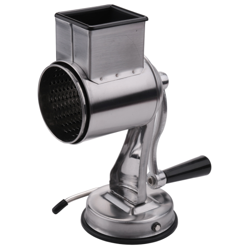 Stainless Steel Cheese Grater, Rotary Chopper, Shredder 5 Blades