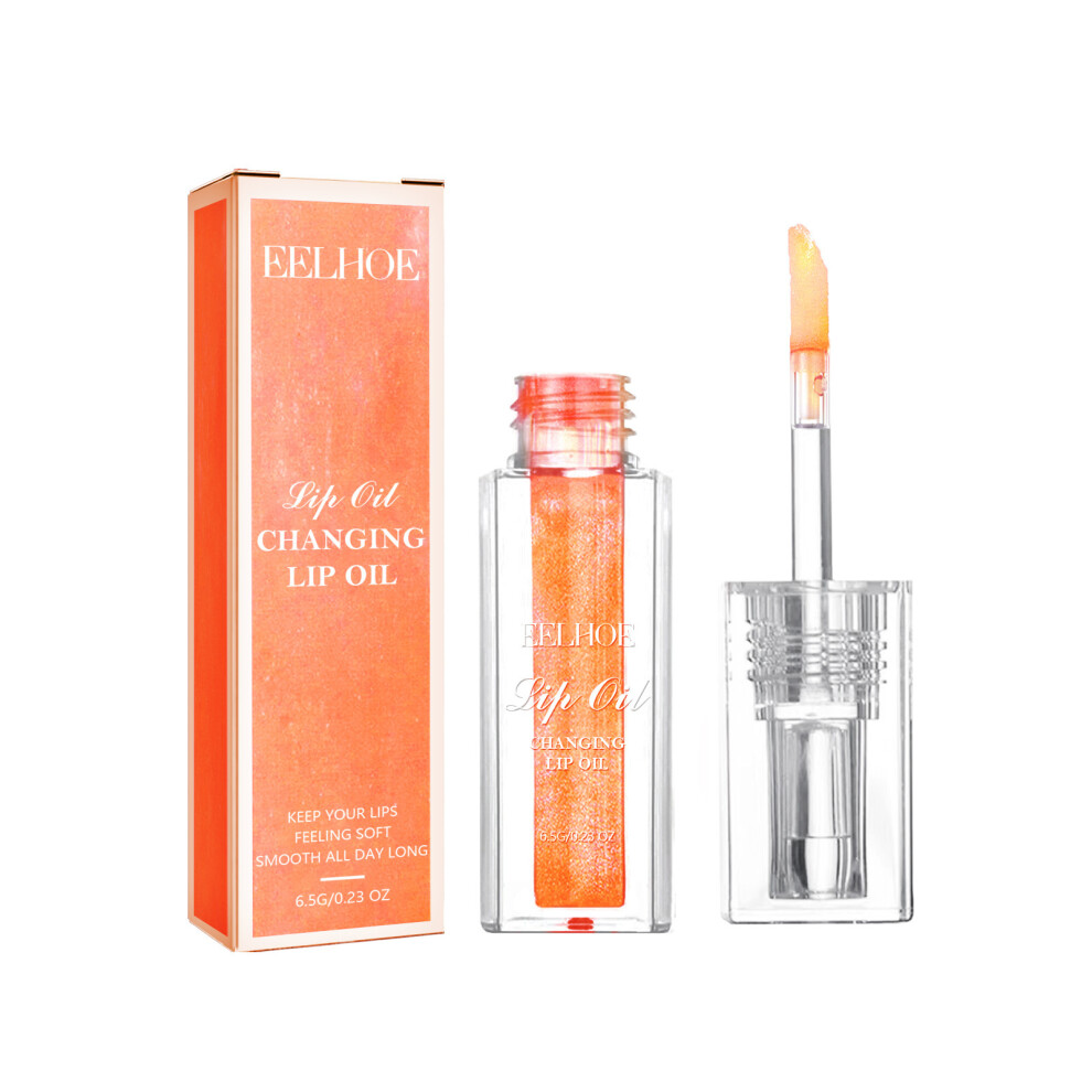 Bghone Orange (Orange) Color-Changing Lip Oil, Lightening Lip Lines, Hydrating, Plumping And Plumping Lips In Multiple Colors