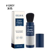 (Grey) Thick Hair Fiber Powder Fluffy Hair Complementary Color Filling Hairline Refreshing Oil Control Shadow Powder