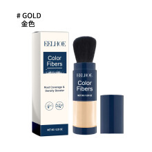 (Gold) Thick Hair Fiber Powder Fluffy Hair Complementary Color Filling Hairline Refreshing Oil Control Shadow Powder