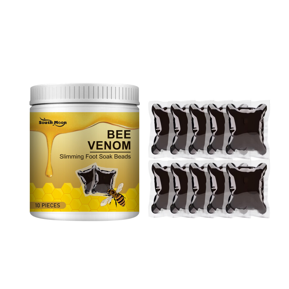 (10PIECES) Bee Venom Foot Soak Beads, Herbal Firming, Shaping, Moisturizing, Body Care, Foot Soak Beads