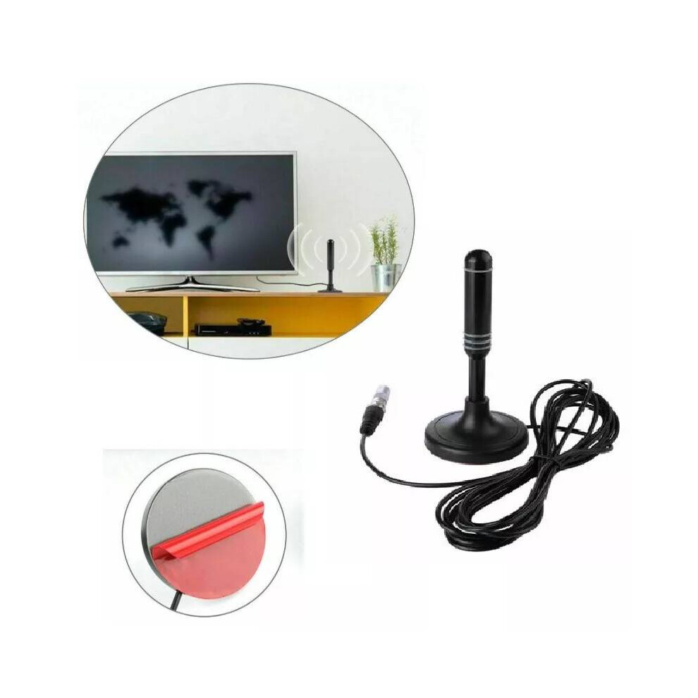 Tv Antenna Indoor Outdoor Digital Hd Freeview Aerial Ariel Tool Best Portable