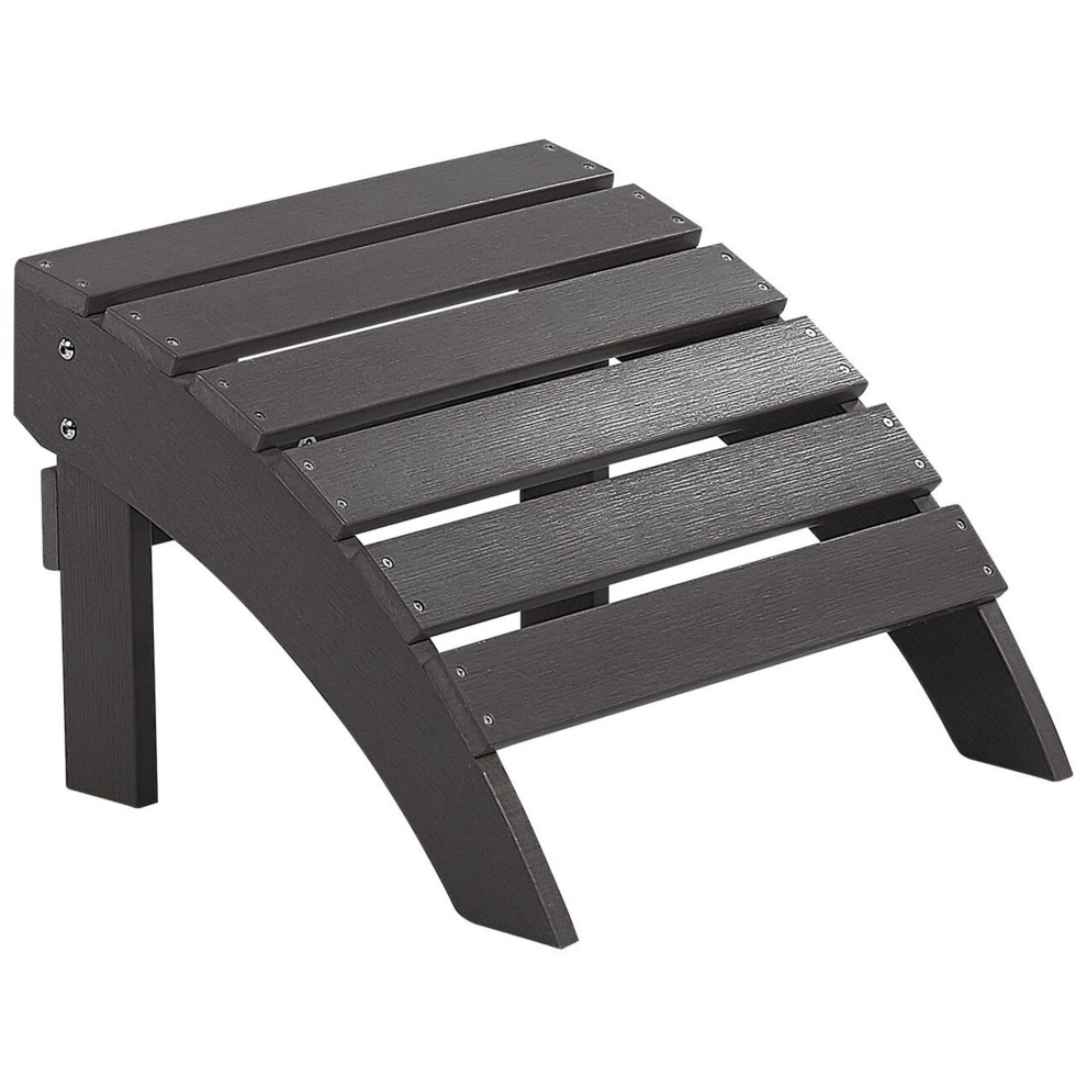 Garden Footstool ADIRONDACK Dark Grey