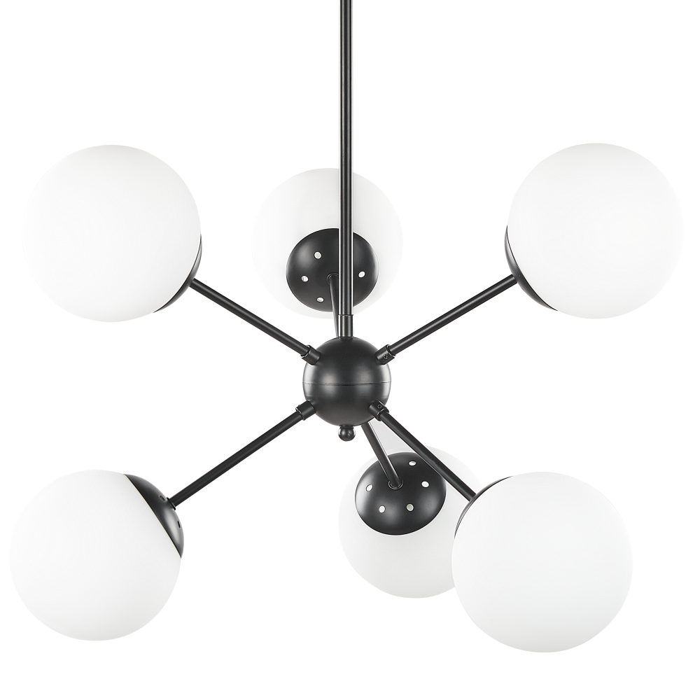 Ceiling Lamp ADAWRO Metal Black/ White