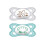 MAM MAM Original S159 Pacifier with SkinsoftTM Silicone Teat, Ultra Soft, for Baby 0+ Months, Neutral (2 Pack) with Self-Sterilizing Box, 0+ Months 1