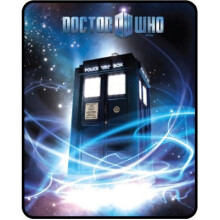 Doctor Who Throw Blanket - TARDIS Gallifrey Fleece - 50" x 60" Afghan