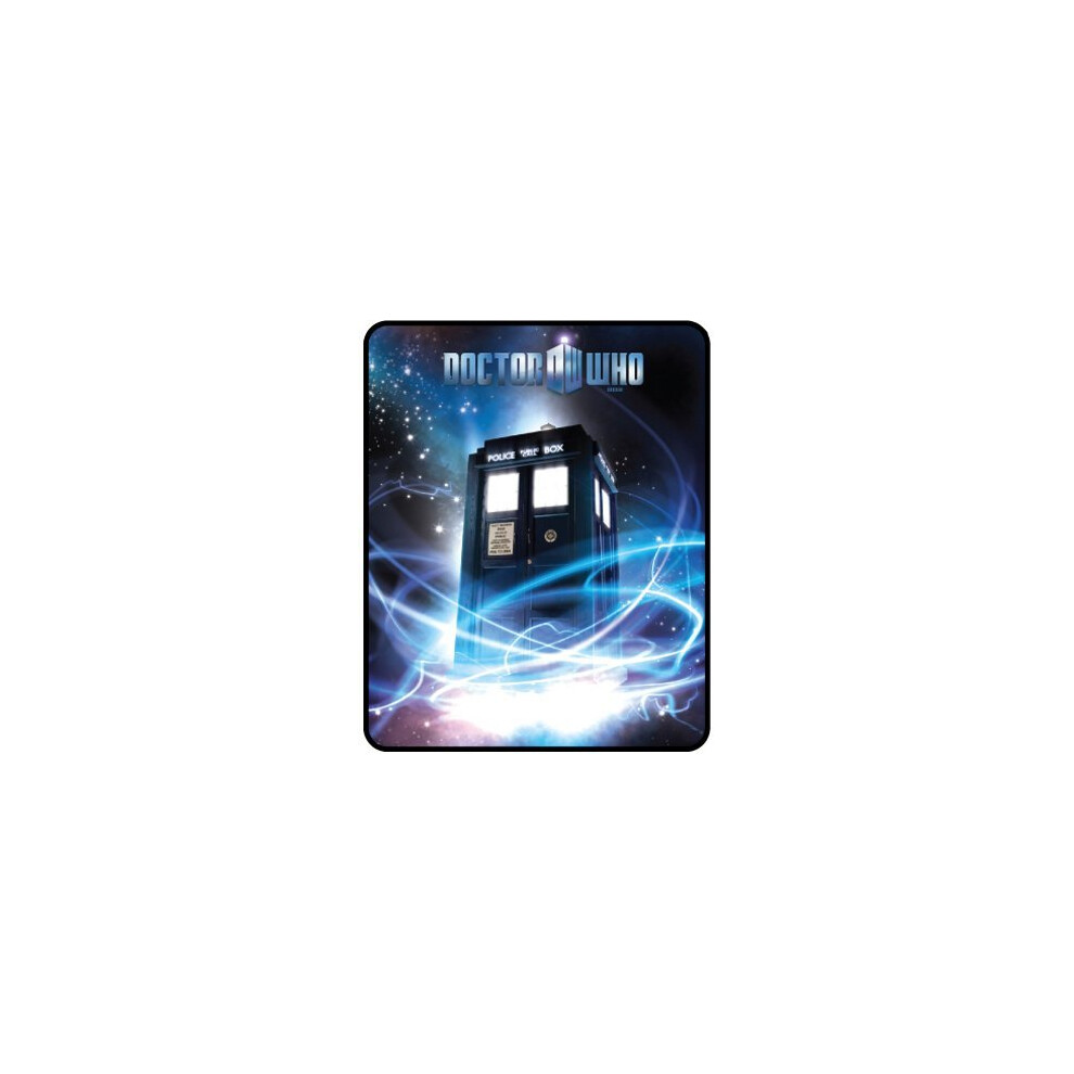 Doctor Who Throw Blanket - Tardis Gallifrey Fleece - 50" X 60" Afghan