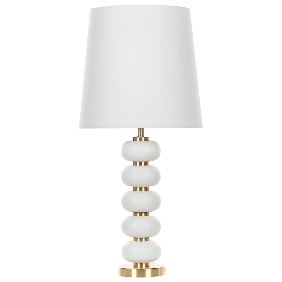 Metal Table Lamp White And Gold FRIO