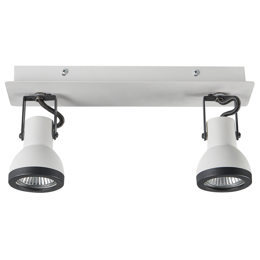 2 Light Spotlight BARO Adjustable Metal White