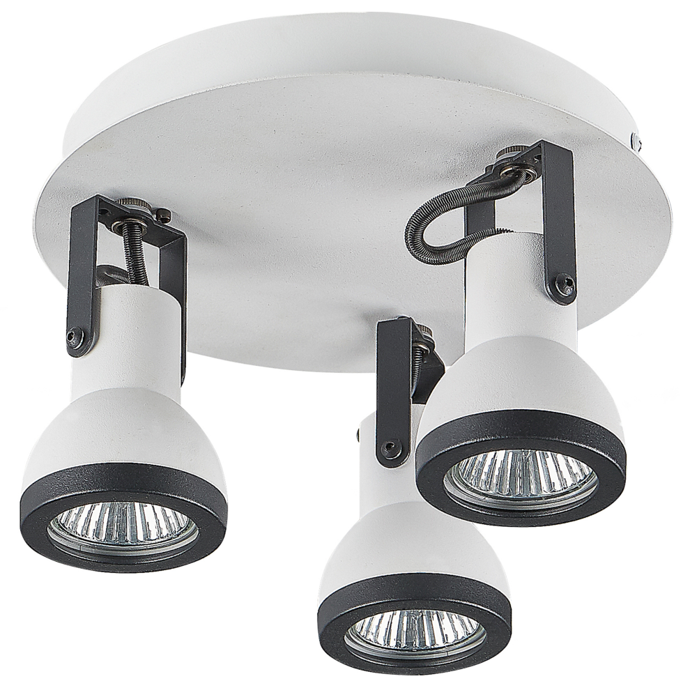 3 Light Spotlight BARO Adjustable Metal White