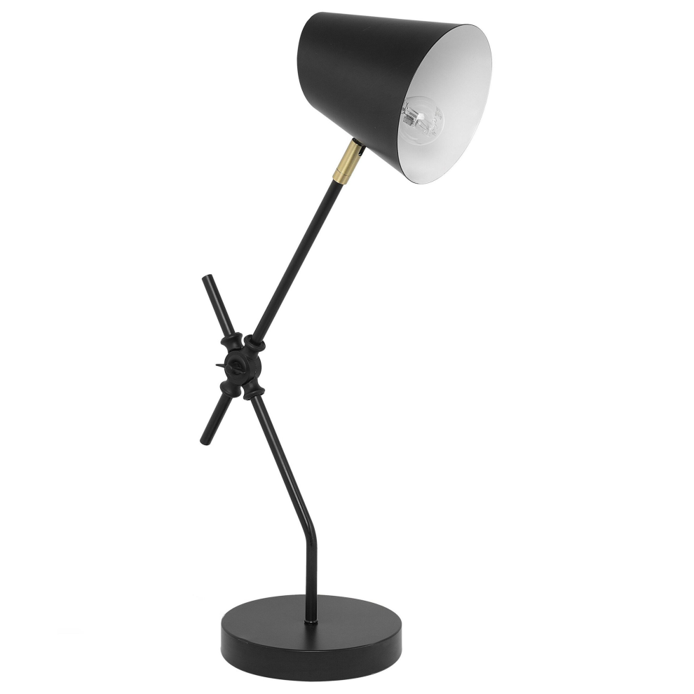 Desk Lamp HORTON Adjustable Metal Black