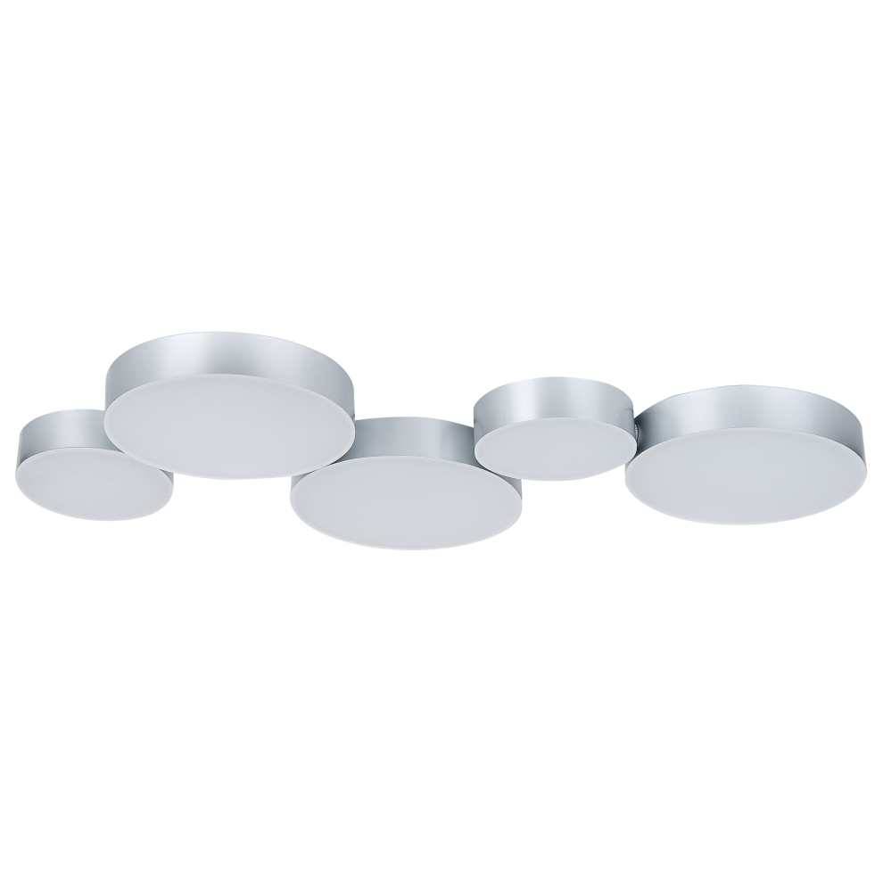 LED Ceiling Lamp LUGA Metal Silver