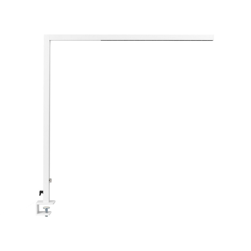 LED Clamp-On Desk Lamp VOLANS with Dimmer Metal White