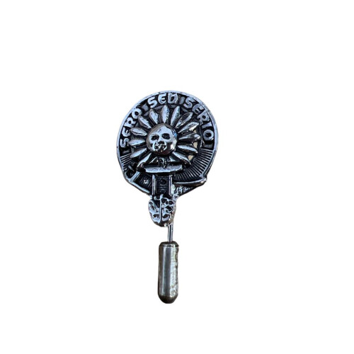 Kerr Clan Crest Pewter Cap Lapel Tie Pin