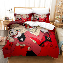 (Style 05, Single(135X200CM/2PCS)) Hazbin Hotel Bedding Single Double Duvet Cover UK