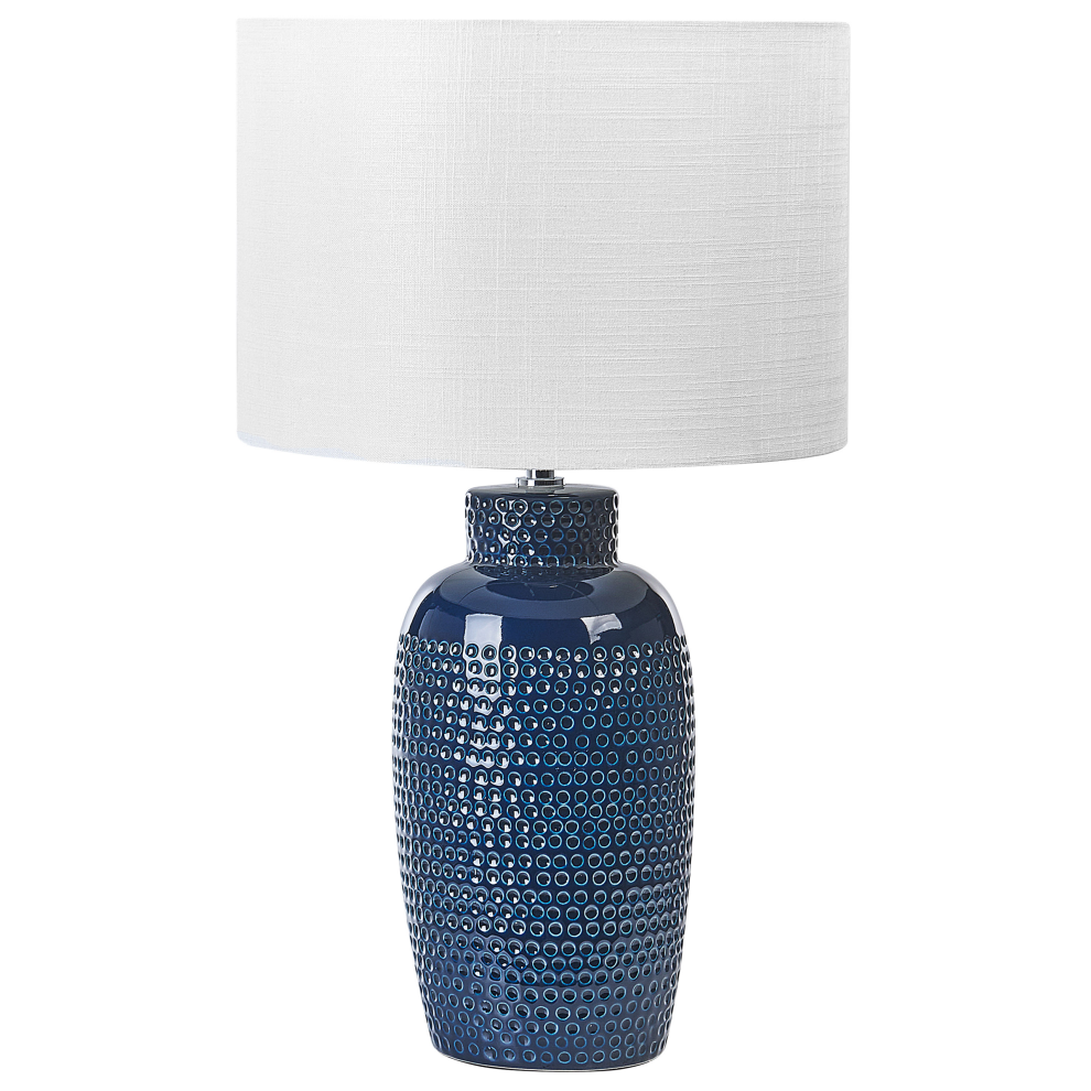 Table Lamp PERLIS Ceramic Navy Blue