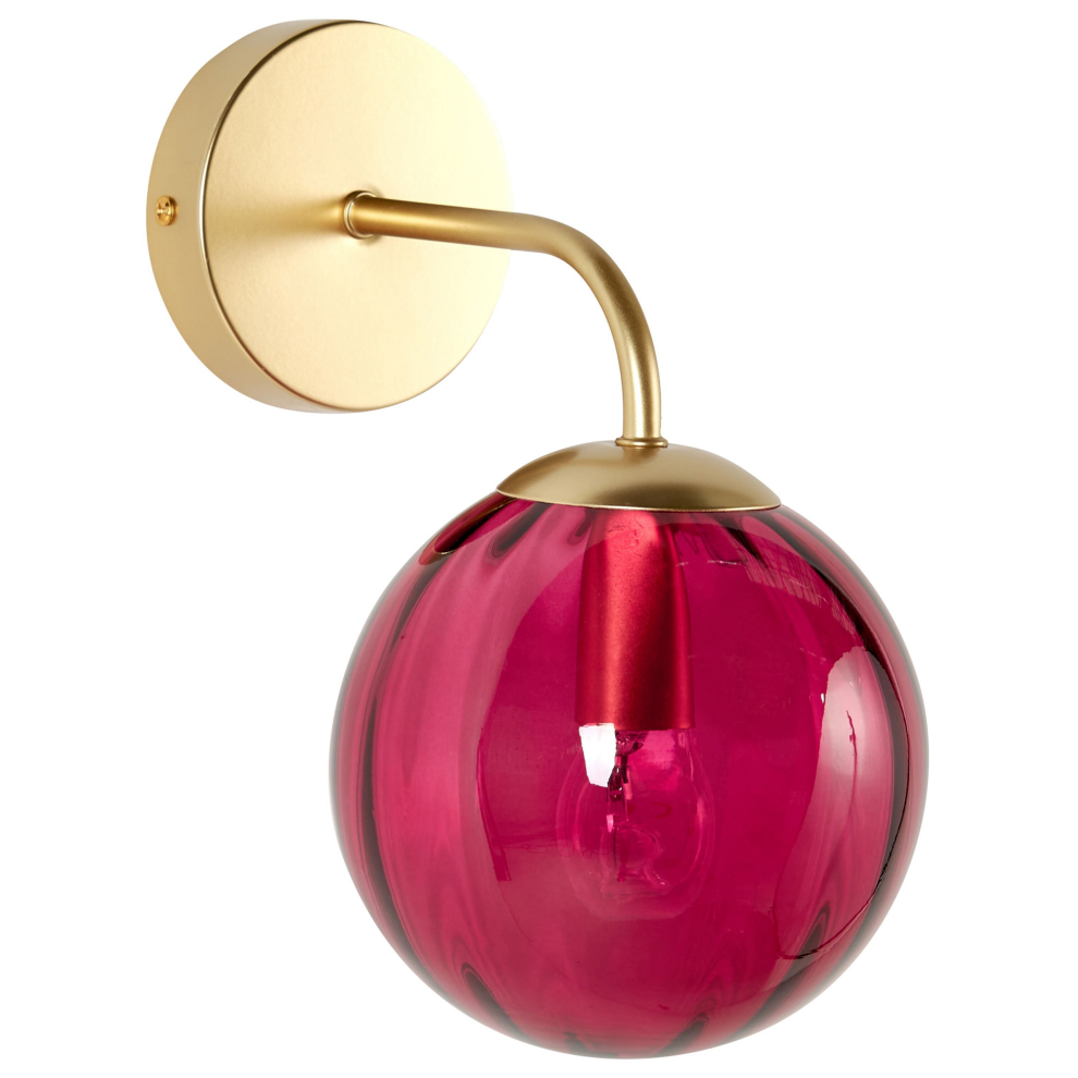 Wall Lamp BOOMI Metal Burgundy
