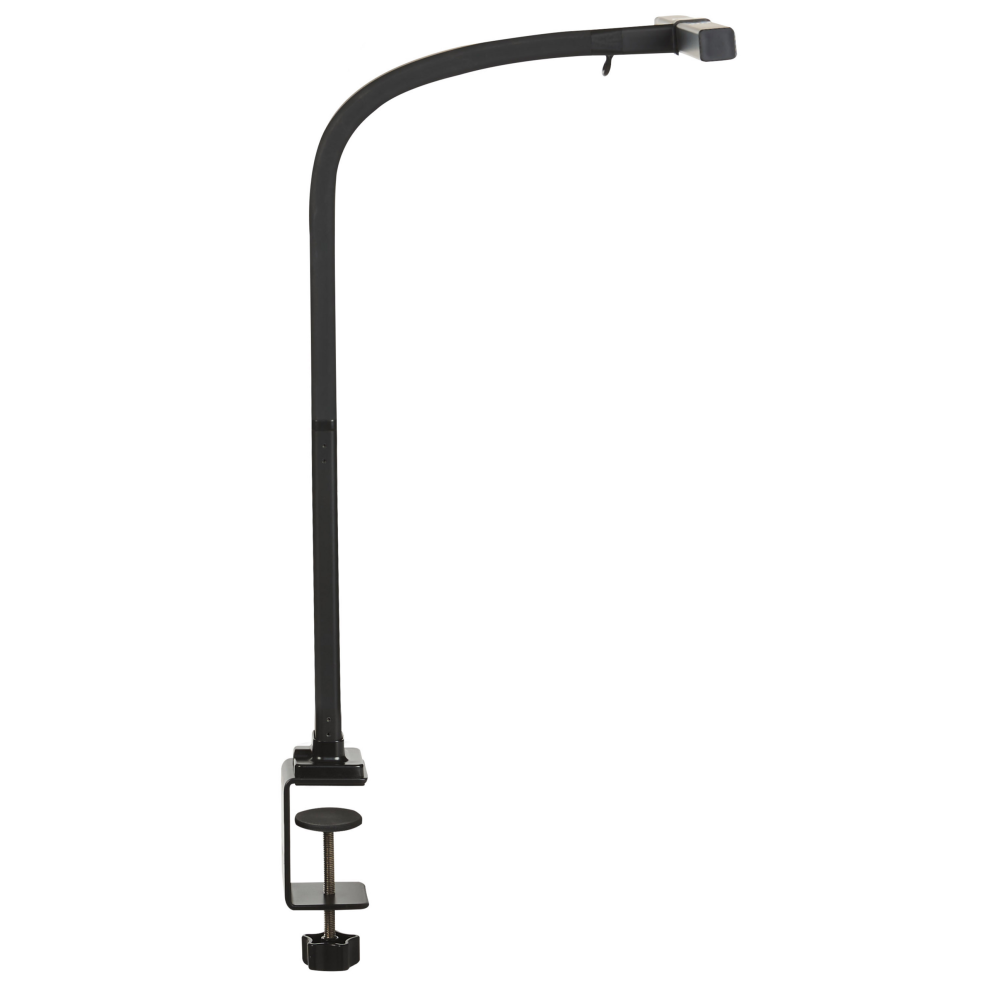LED Clamp-On Desk Lamp AURIGA with Motion Sensor Metal Black