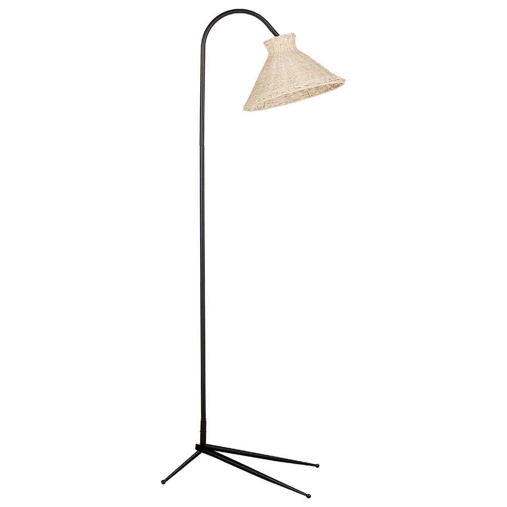 Floor Lamp KERIAN Rattan Natural