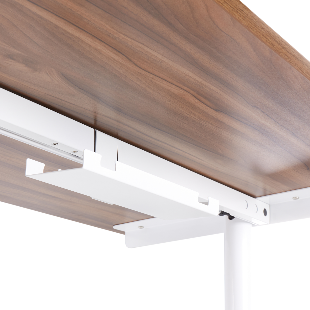 Cable Tray for Manual Adjustable Desk TRACIE White