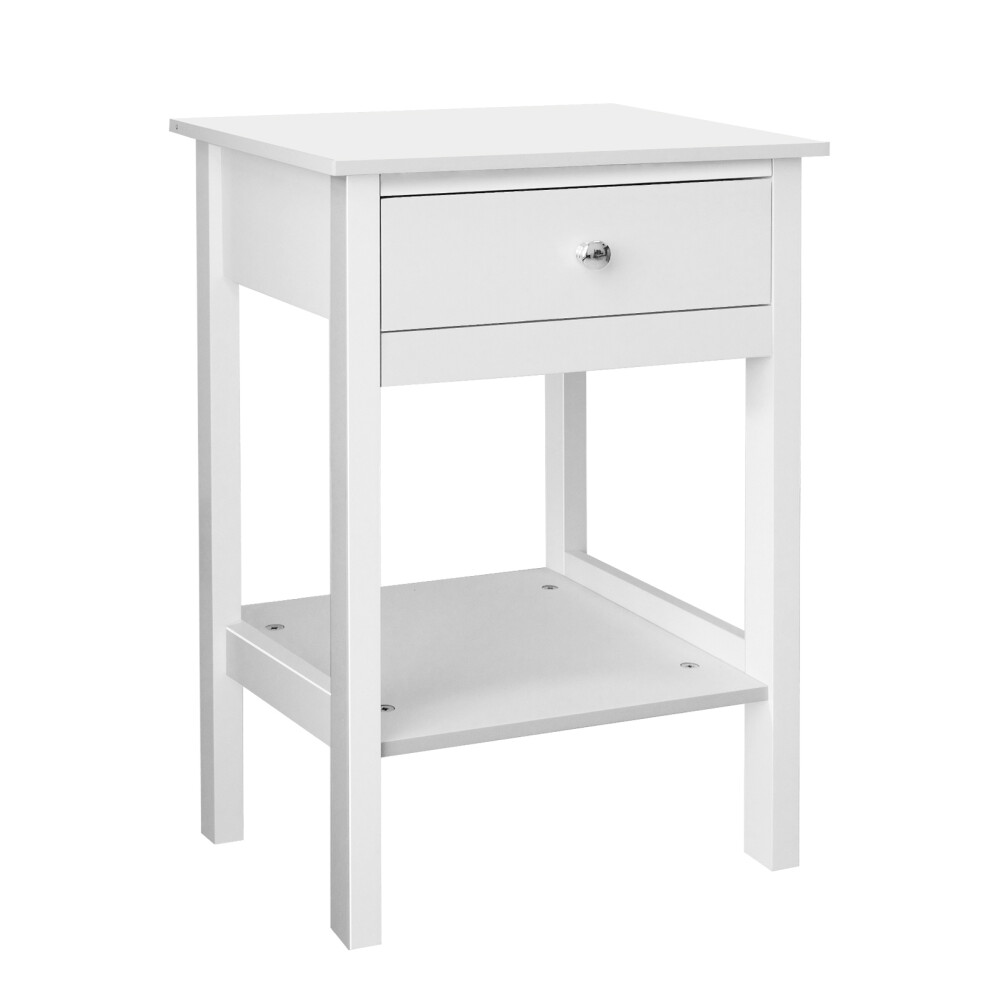 Night Stand Bedside Tables for Small Space End Table with Drawer Shelf for Bedroom, Living Room