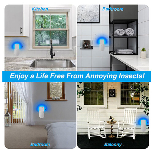 Summer sticky mosquito killer lamp white 2