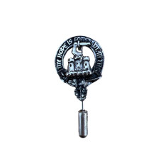 MacDonald of Clanranald Clan Crest Pewter Cap Lapel Tie Pin
